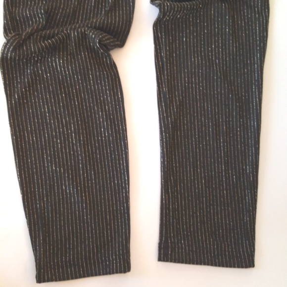 Jumpsuit Sexy Strappy Pullover Gold Metallic Stripes Black   Small Halloween - Picture 10 of 11